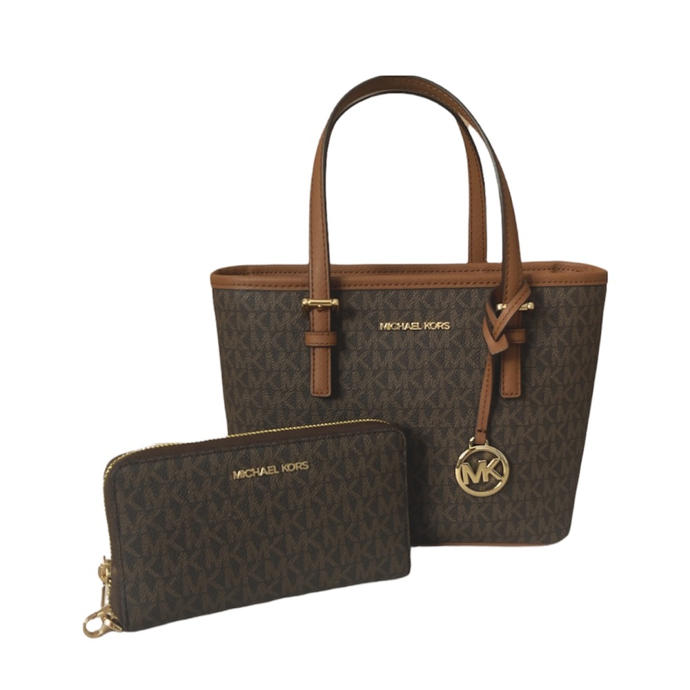 Michael Kors Tote Bag Jet Set Travel Extra-Small Logo Top-Zip